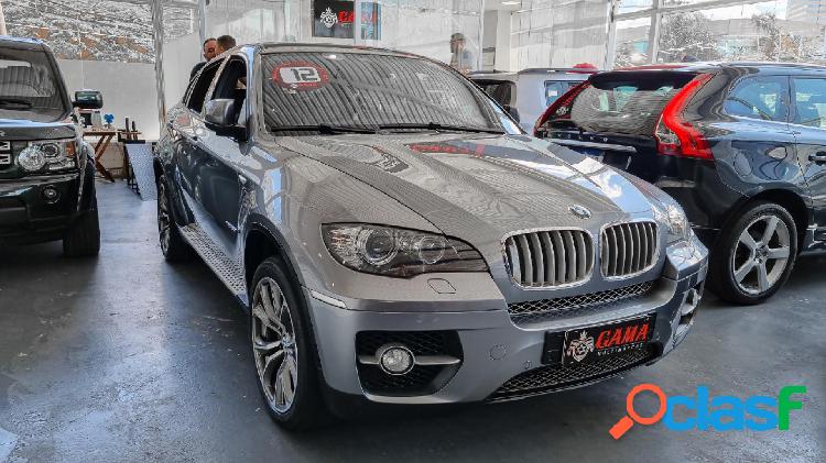 BMW X6 XDRIVE 50I 4.4 407CV BI-TURBO CINZA 2012 4.4 GASOLINA