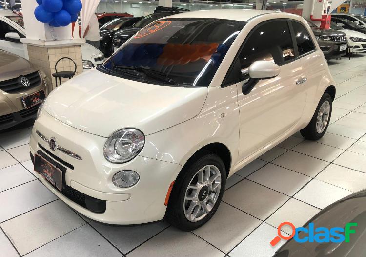 FIAT 500 CULT 1.4 FLEX 8V EVO DUALOGIC BRANCO 2013 1.4 FLEX