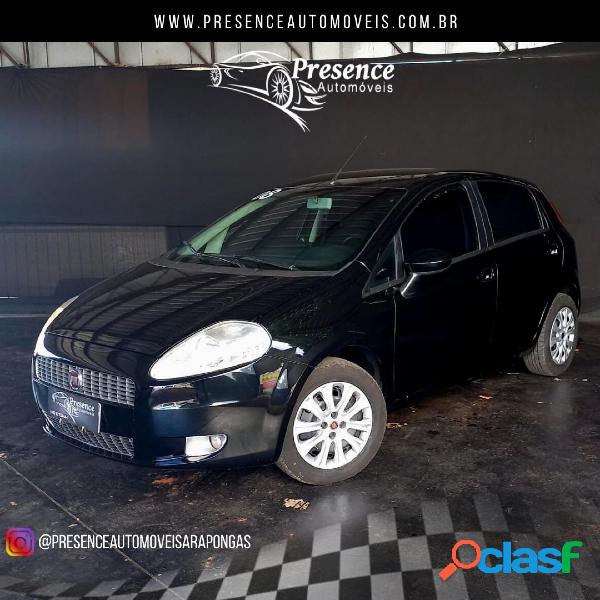 FIAT PUNTO HLX 1.8 FLEX 8V 5P PRETO 2008 1.8 FLEX