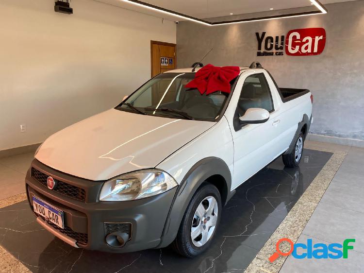 FIAT STRADA WORKING HARD 1.4 FIRE FLEX 8V CS BRANCO 2017 1.4