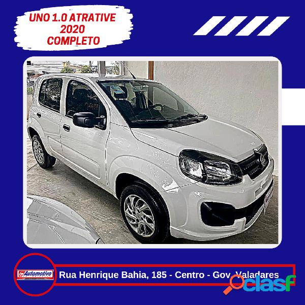 FIAT UNO ATTRACTIVE 1.0 FIRE FLEX 8V 5P BRANCO 2020 1.0 FLEX