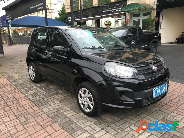 FIAT UNO ATTRACTIVE 1.0 FIRE FLEX 8V 5P PRETO 2020 1.0 FLEX