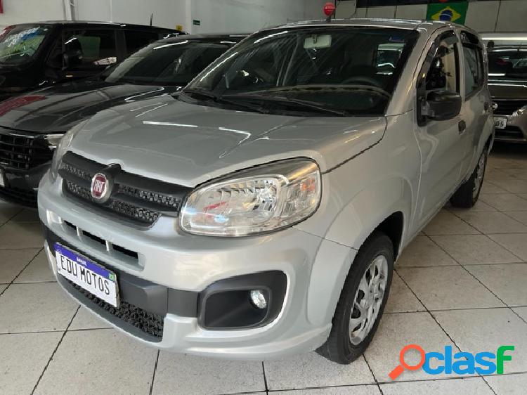 FIAT UNO ATTRACTIVE 1.0 FLEX 6V PRATA 2017 1.0 FLEX