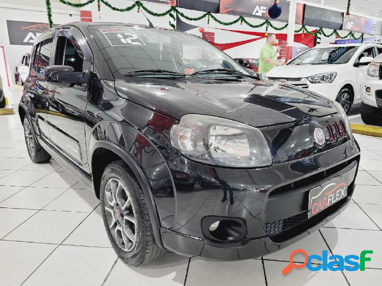 FIAT UNO SPORTING 1.4 EVO FIRE FLEX 8V 4P PRETO 2012 1.4