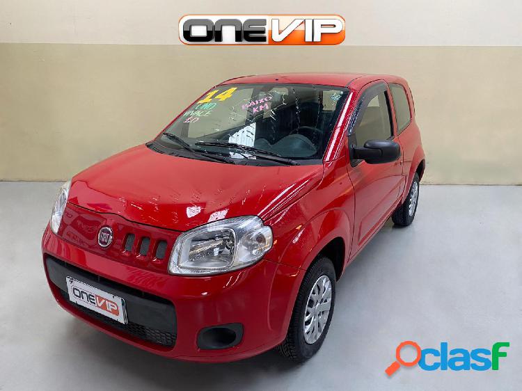 FIAT UNO VIVACE 1.0 EVO FIRE FLEX 8V 3P VERMELHO 2014 1.0