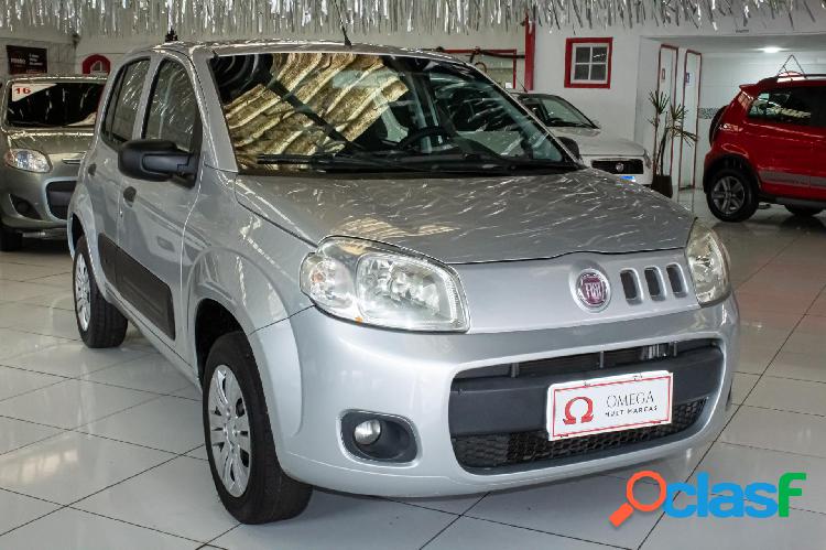 FIAT UNO VIVACERUA 1.0 EVO FIRE FLEX 8V 5P PRATA 2014 1.0
