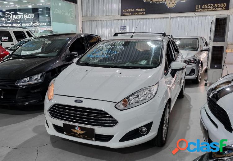 FORD FIESTA TITANIUM 1.6 16V FLEX MEC. BRANCO 2015 1.6 FLEX