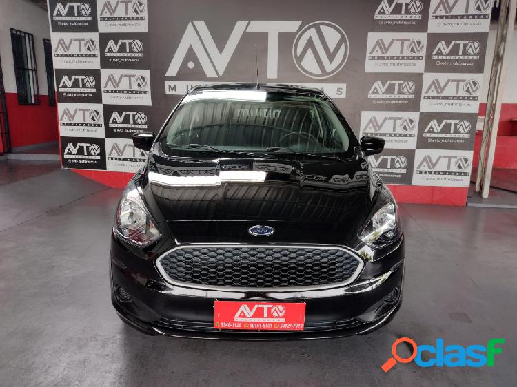 FORD KA 1.0 SESE PLUS TIVCT FLEX 5P PRETO 2020 1.0 FLEX