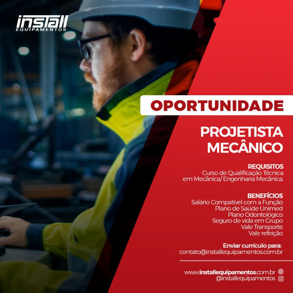 PROJETISTA MECÂNICO