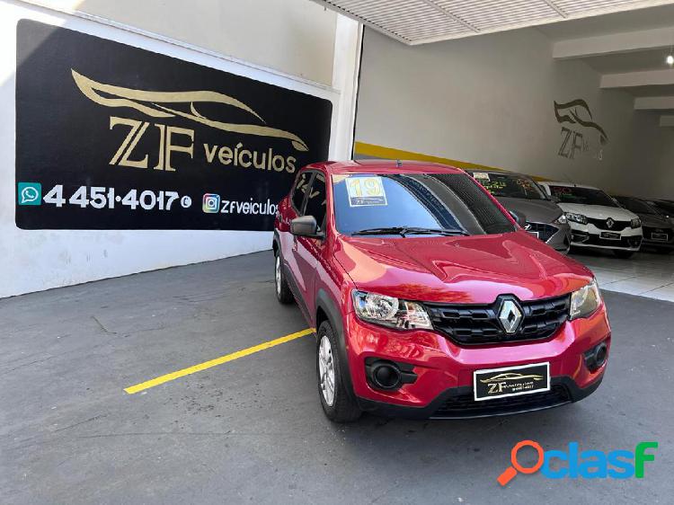 RENAULT KWID ZEN 1.0 FLEX 12V 5P MEC. VERMELHO 2019 1.0 FLEX