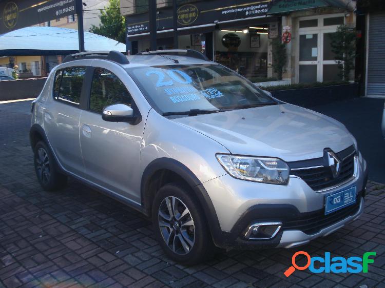 RENAULT SANDERO 1.6 STEPWAY 16V FLEX CVT PRATA 2020 1.6 FLEX