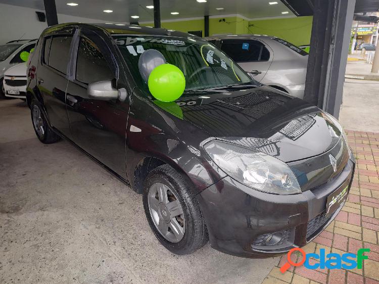 RENAULT SANDERO EXPRESSION HI-FLEX 1.0 16V 5P PRETO 2014 1.0