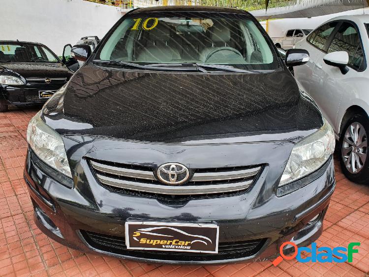 TOYOTA COROLLA XLI 1.81.8 FLEX 16V AUT. PRETO 2010 1.8 FLEX