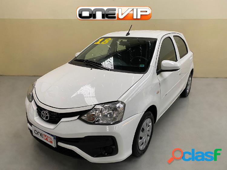 TOYOTA ETIOS X 1.3 FLEX 16V 5P MEC. BRANCO 2018 1.3 FLEX