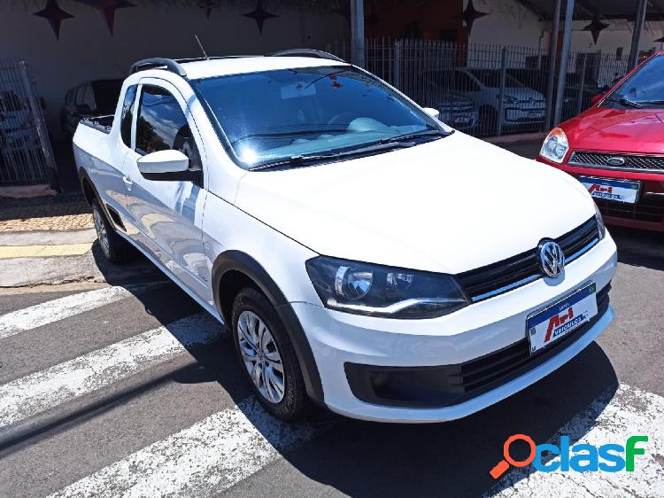 VOLKSWAGEN SAVEIRO 1.6 MI TOTAL FLEX 8V CE BRANCO 2014 1.6