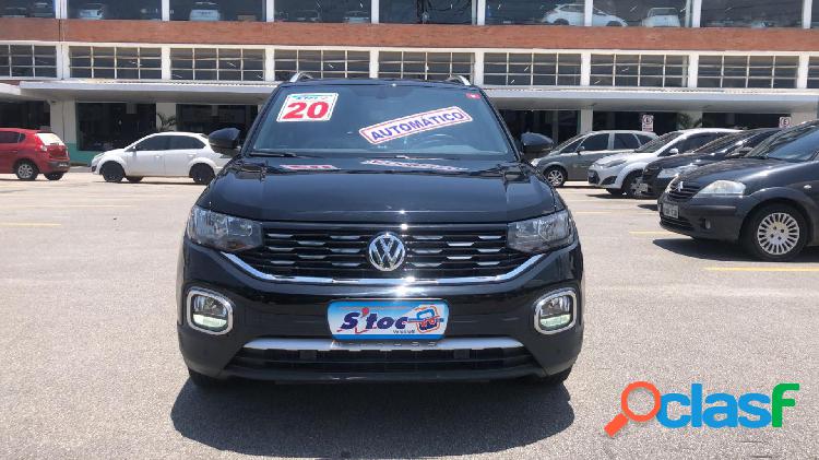 VOLKSWAGEN T-CROSS HIGHLINE 1.4 TSI FLEX 16V 5P AUT PRETO