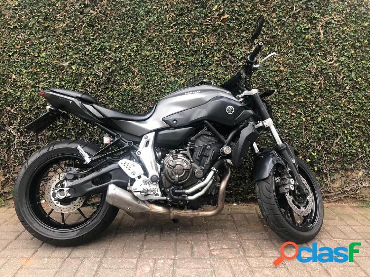 YAMAHA MT-07 ABS CINZA 2016 700 GASOLINA