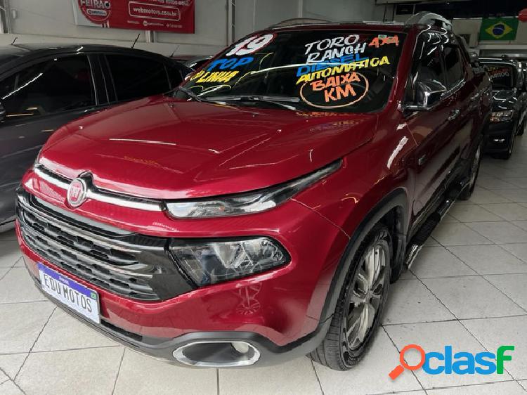 FIAT TORO RANCH 2.0 16V 4X4 DIESEL AUT. VERMELHO 2019 2.0