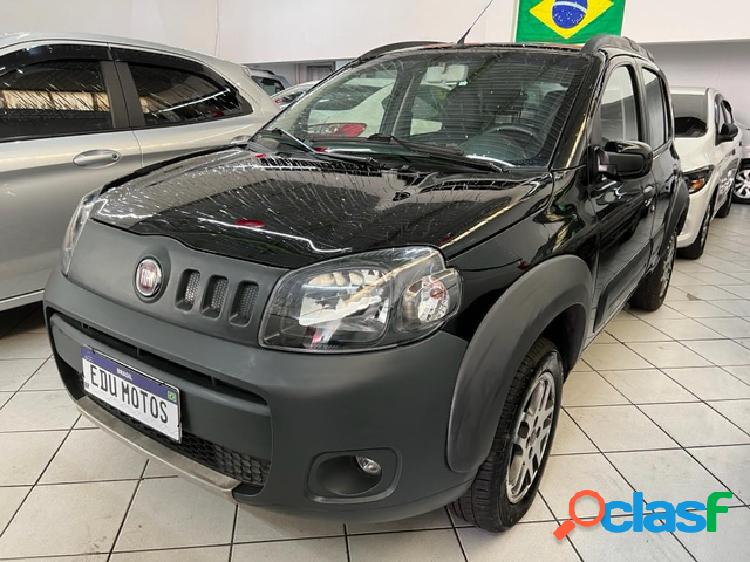 FIAT UNO WAY 1.4 EVO FIRE FLEX 8V 5P PRETO 2012 1.4 FLEX