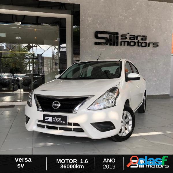 NISSAN VERSA SV 1.6 16V FLEXSTART 4P AUT. BRANCO 2019 1.6