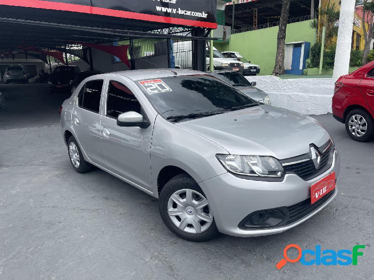 RENAULT LOGAN EXPRESSION FLEX 1.0 12V 4P PRATA 2020 1.0 FLEX