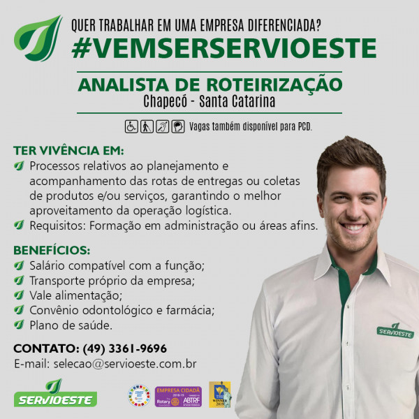 ANALISTA DE ROTEIRIZAÇÃO