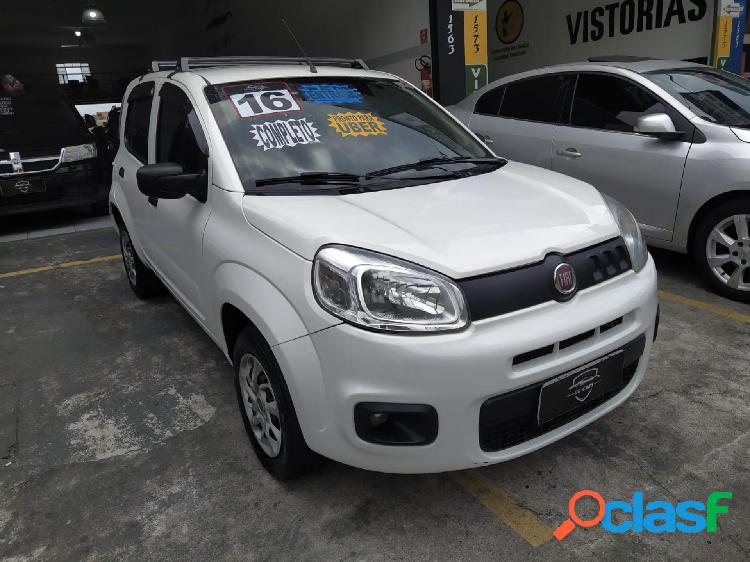 FIAT UNO ATTRACTIVE 1.0 FIRE FLEX 8V 5P BRANCO 2016 1.0 FLEX