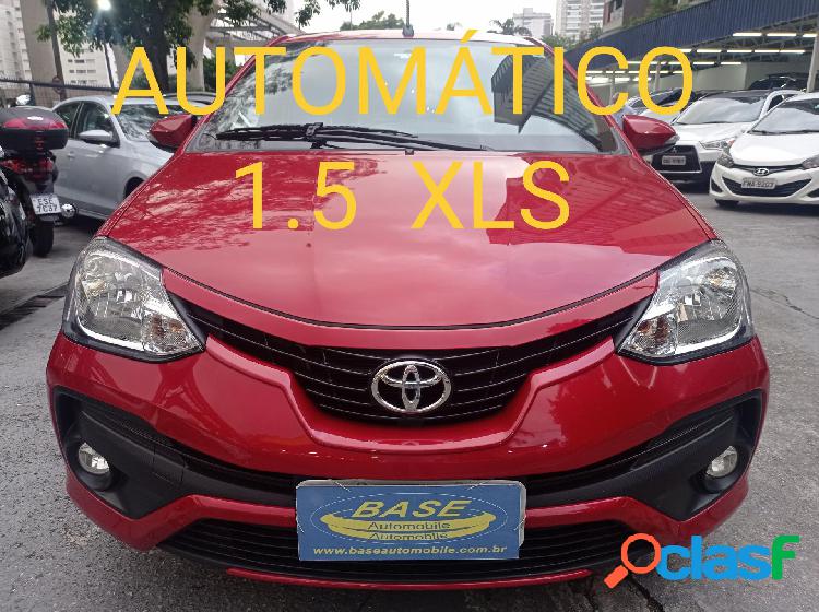 TOYOTA ETIOS XLS 1.5 FLEX 5P AUT. VERMELHO 2018 1.5 FLEX