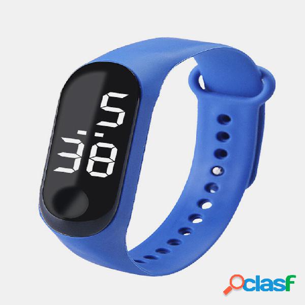 Moda Digital Watch Led Touch Watch Touch Screen Sport Watch