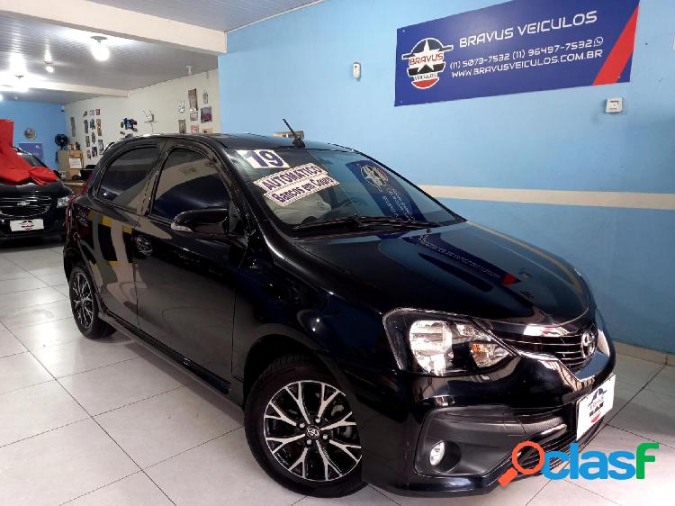 TOYOTA ETIOS PLATINUM 1.5 FLEX 16V 4P AUT. PRETO 2019 1.5