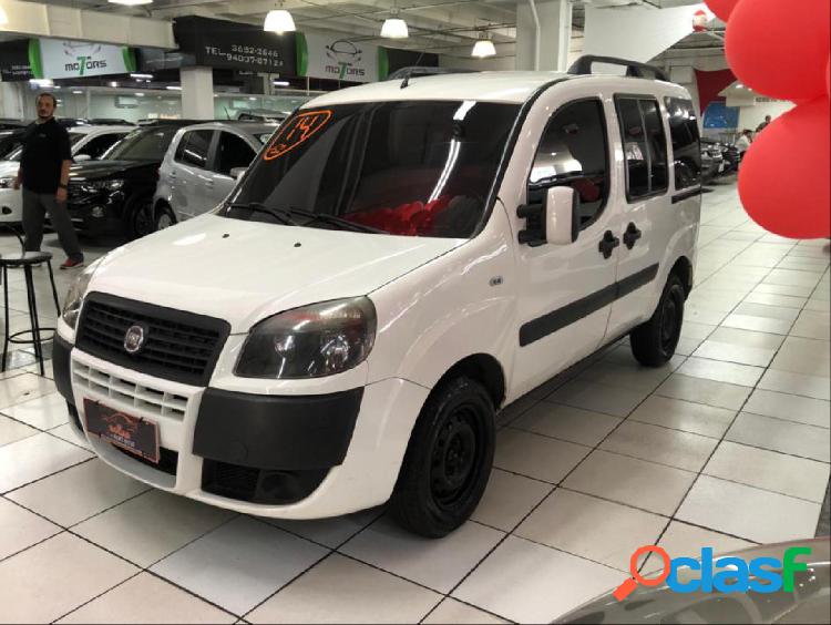 FIAT DOBLO ATTRACTIVE 1.4 FIRE FLEX 8V 5P BRANCO 2014 1.4