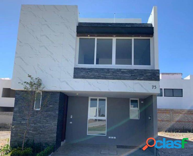 CASA NUEVA EN VENTA CON TERMINADOS MODERNOS DE LUJO