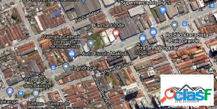 Terreno 20 x 50 Avenida Principal / Praia Grande