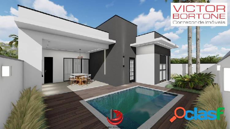 Casa Nova Térrea Cond Fechado 312 M²