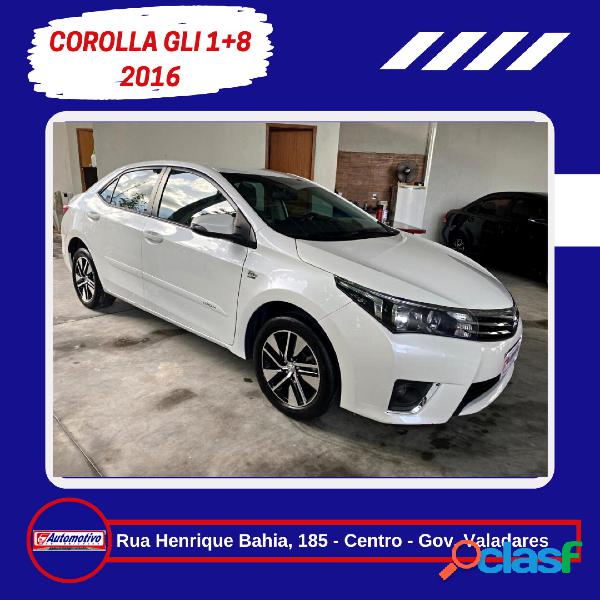 TOYOTA COROLLA GLI 1.8 FLEX 16V MEC. BRANCO 2016 1.8 FLEX