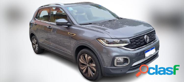 VOLKSWAGEN T-CROSS HIGHLINE 1.4 TSI FLEX 16V 5P AUT CINZA