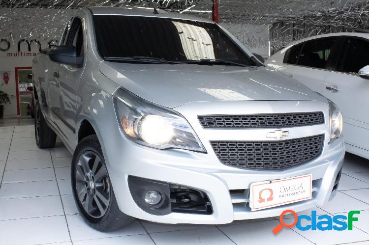 CHEVROLET MONTANA LS 1.4 ECONOFLEX 8V 2P PRATA 2013 1.4 FLEX