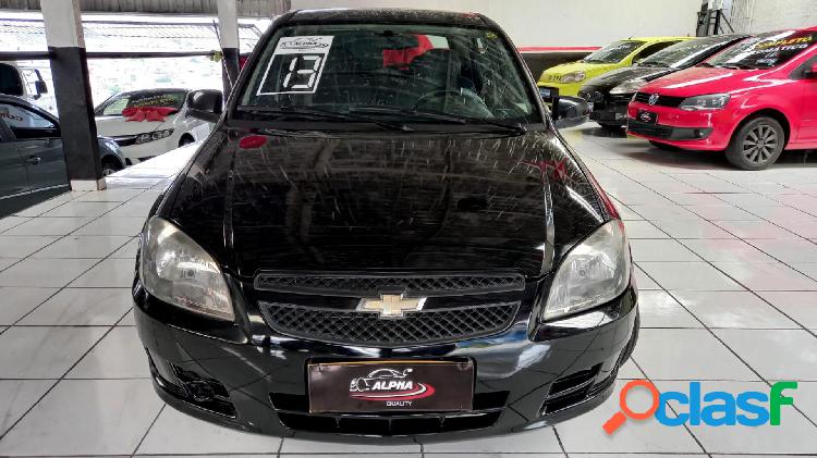 CHEVROLET CELTA SPIRIT LT 1.0 MPFI 8V FLEXP. 5P PRETO 2013