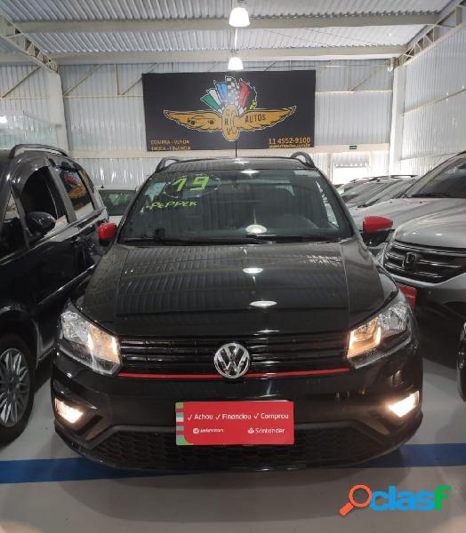 VOLKSWAGEN SAVEIRO PEPPER 1.6 FLEX 8V CD PRETO 2019 1.6 FLEX