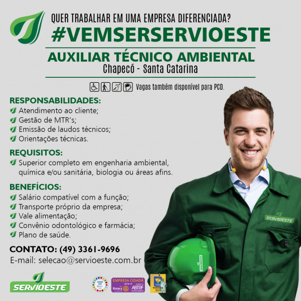 AUXILIAR TÉCNICO AMBIENTAL