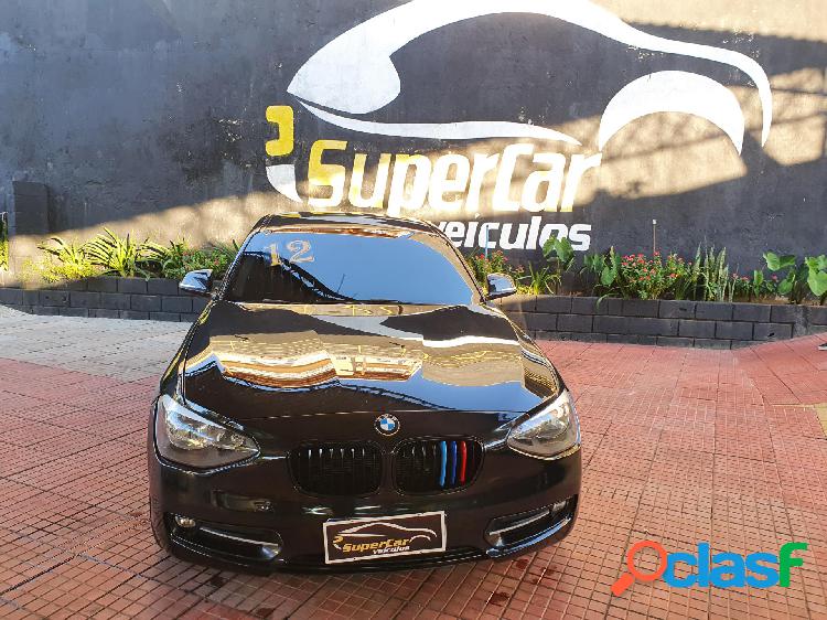 BMW 118IA FULL 1.6 TB 16V 170CV 5P PRETO 2012 1.6 GASOLINA