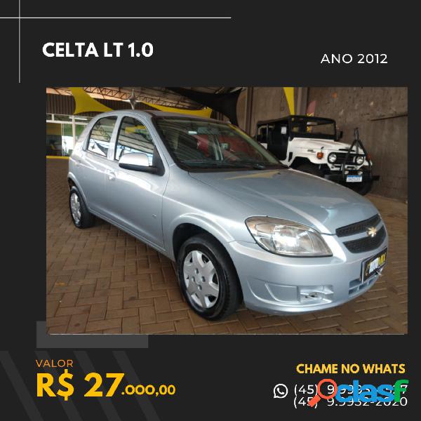 CHEVROLET CELTA SPIRIT LT 1.0 MPFI 8V FLEXP. 5P PRATA 2012