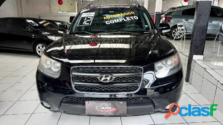 HYUNDAI SANTA FE GLS 2.4 TIPTRONIC PRETO 2011 2.4 GASOLINA