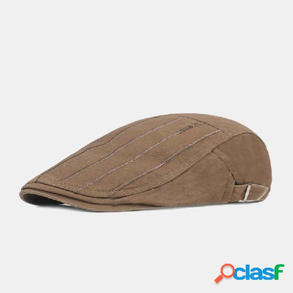 Masculino Algodão Sólido Fio Bordado Listras Guarda-Sol