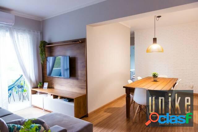 Apartamento com 3 dormitórios e vista para lago- Jardim