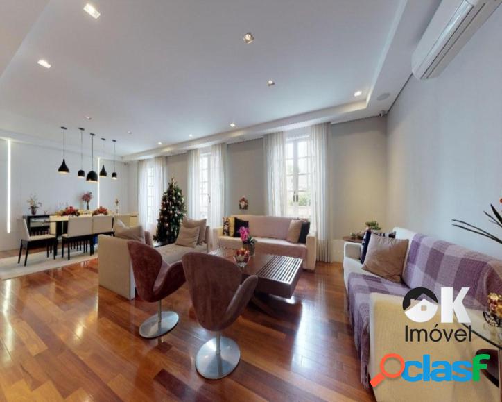 Alameda Campinas: 272m², 3 suítes e 2 vagas – Jardim