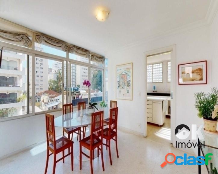 Alameda Itu: 160m², 3 quartos e 1 vaga – Jardim Paulista