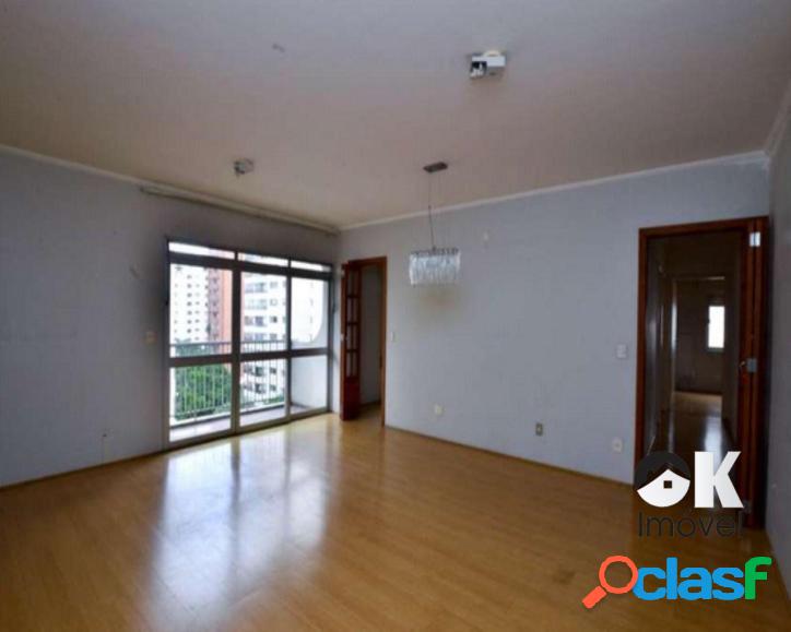 Apartamento: 130m², 3 quartos e 1 vaga – Com sacada