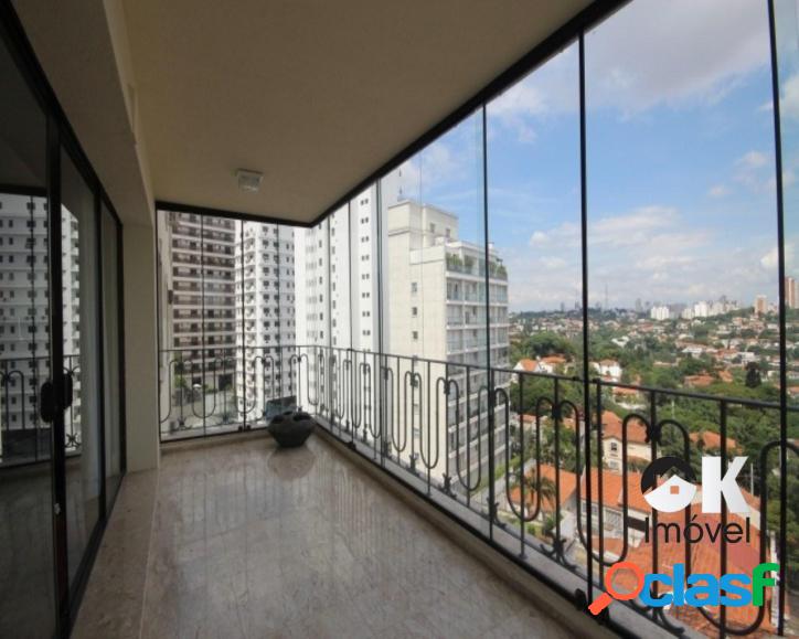 Apartamento: 213m², 3 quartos e 5 vagas – Higienópolis