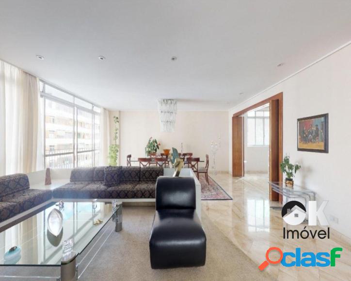 Apartamento: 300m², 4 quartos e 3 vagas – Higienópolis